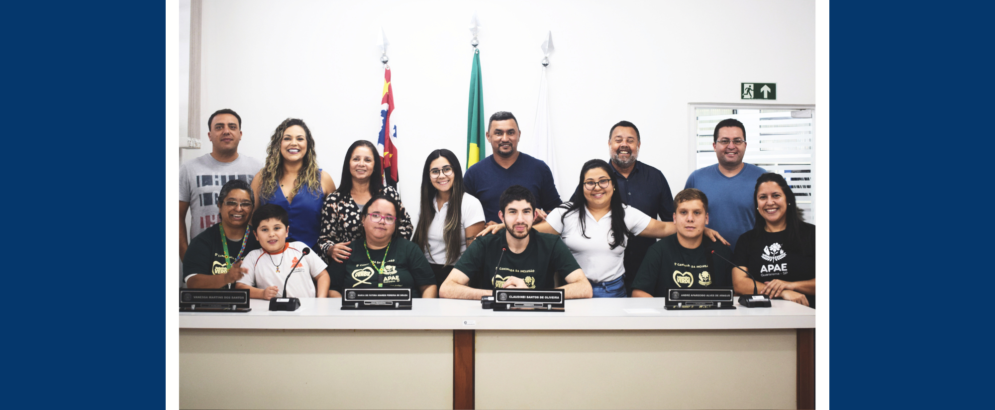 No momento, você está visualizando Câmara Municipal recebe visita da APAE – Guararema na Semana da Pessoa com Deficiência Intelectual e Múltipla